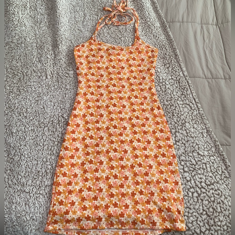 Vici Floral Halter Dress